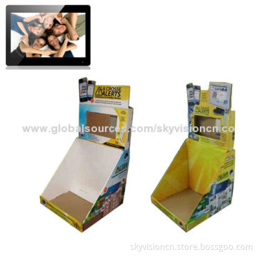 Digital photo frame with motion sensor, table stander